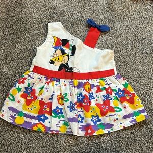 Vintage Disney kids Minnie Mouse dress